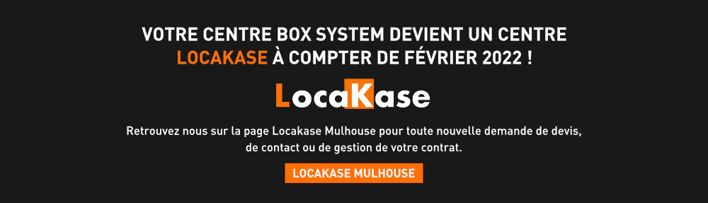 Votre centre Box System devient un centre Lokacase à compter de février 2022